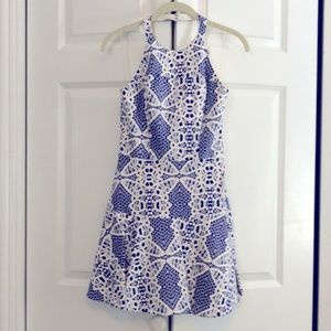 Parker Printed Lace Dress